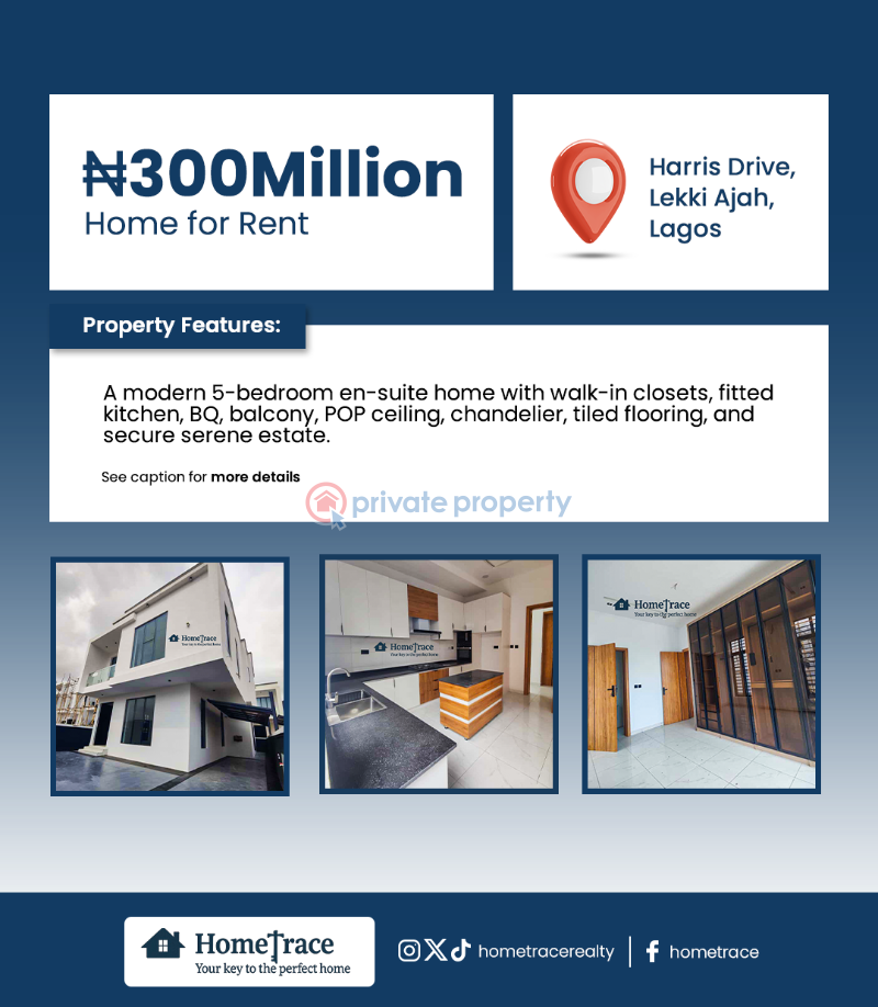 5 bedroom Detached Duplex For Sale Lekki Lagos - 1