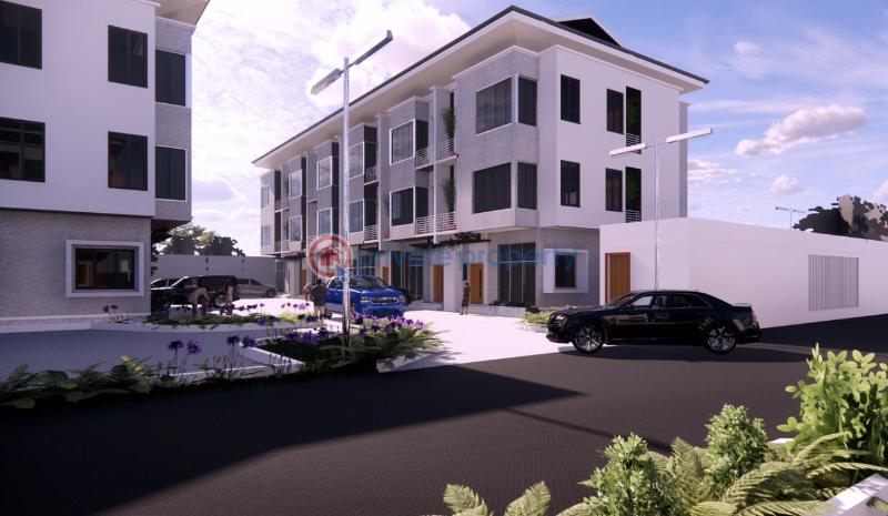5 units of  4 bedroom terrance - 9 4 bedroom House For Sale Ajanoku Estate, Opebi Ikeja Lagos - 9