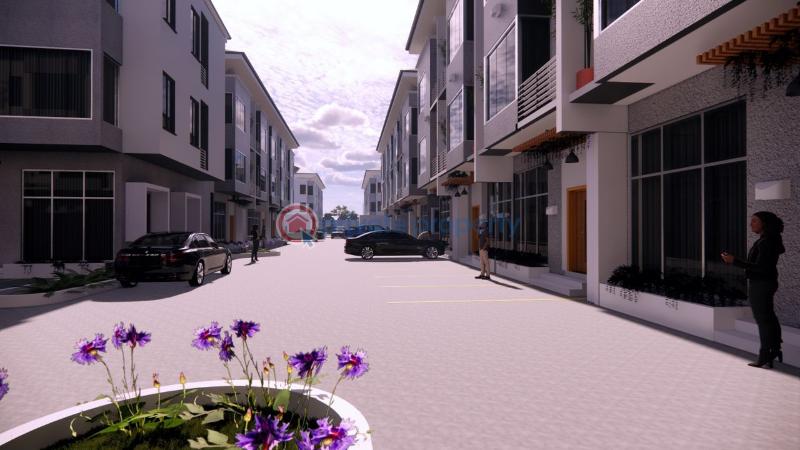 5 units of  4 bedroom terrance - 8 4 bedroom House For Sale Ajanoku Estate, Opebi Ikeja Lagos - 8
