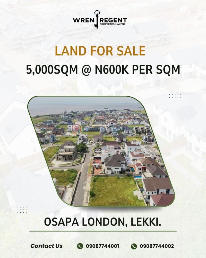 Land For Sale Osapa London Lekki Lagos