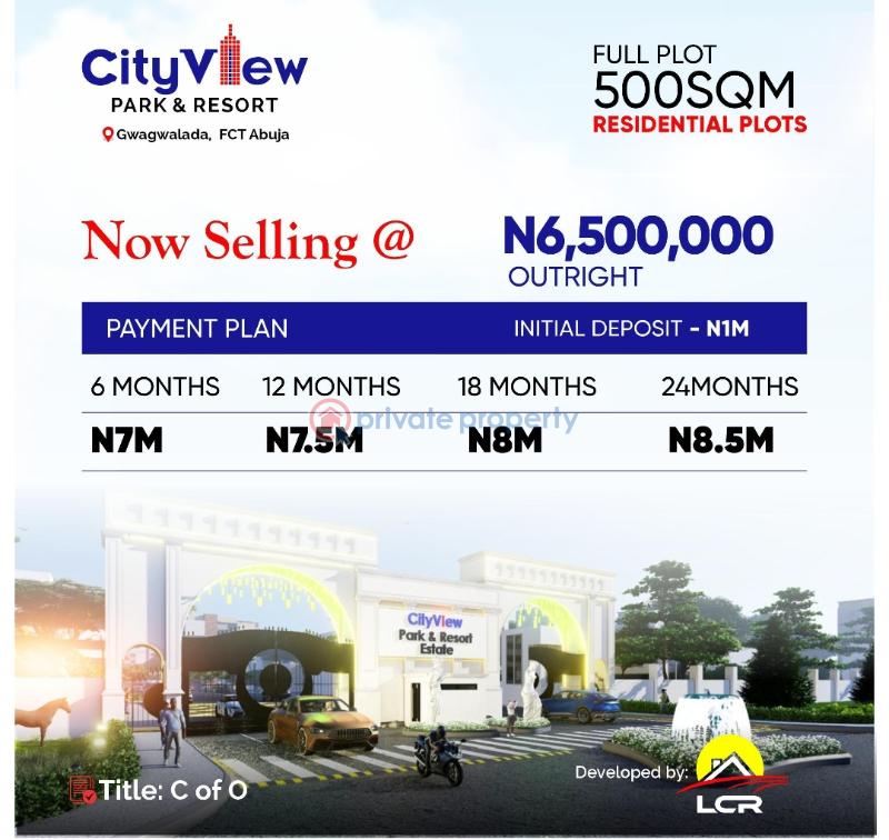 Mixed use Land For Sale City View Park & Resort Gwagwalada Abuja Phase 4 