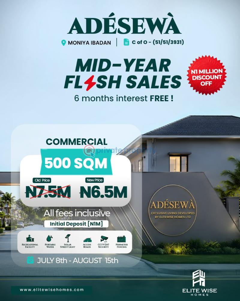 Commercial Land For Sale Moniya Ibadan Oyo - 0