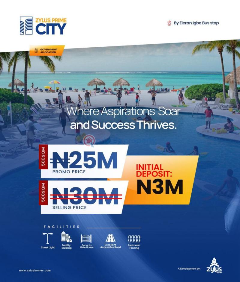 Residential Land For Sale Elerangbe, Zulus Prime City Elerangbe Eleran Igbe Ibeju-Lekki Lagos - 0