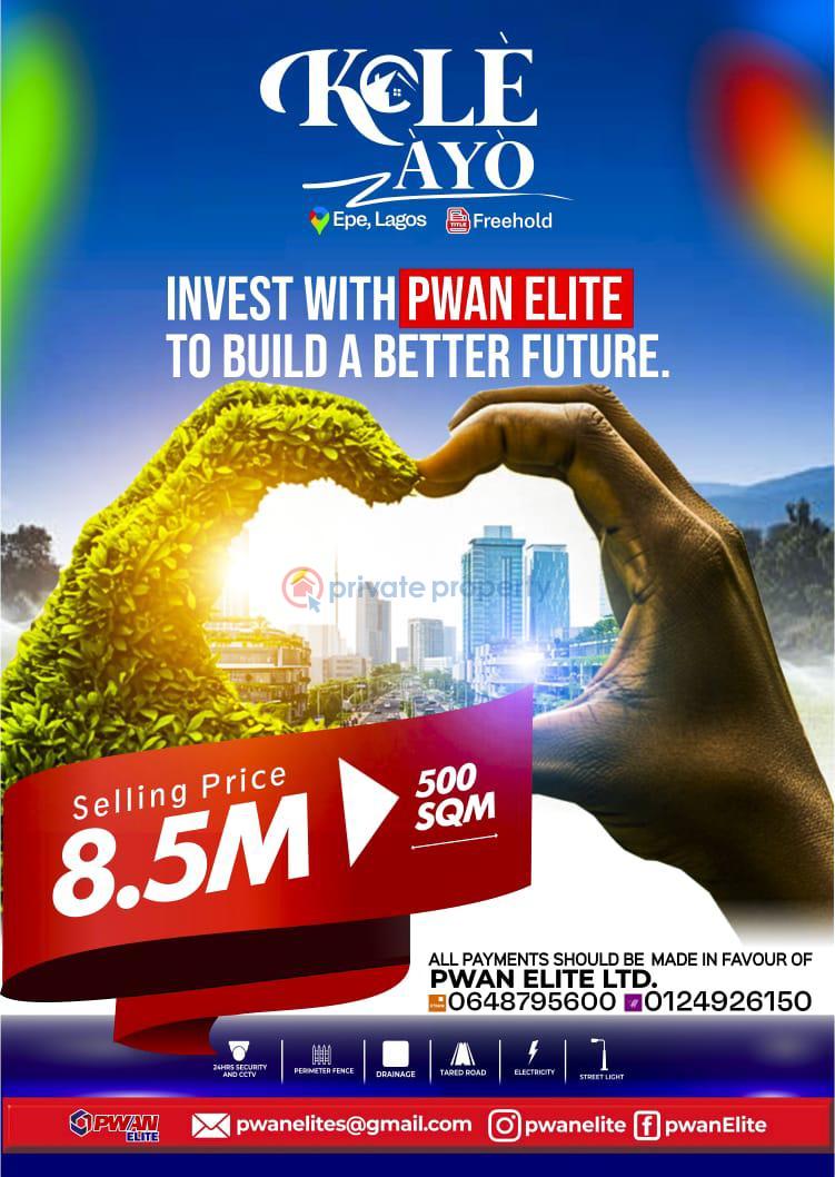 Mixed use Land For Sale Lagos State University Of Education Epe Lagos