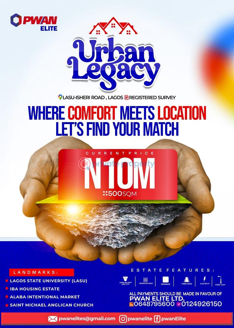 Mixed use Land For Sale Lasu Isheri Ikotun/Igando Lagos