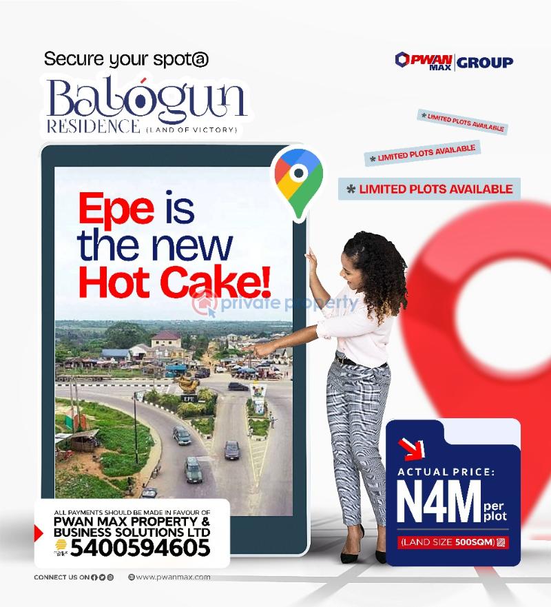 Mixed use Land For Sale Food Logistics Park Epe Lagos