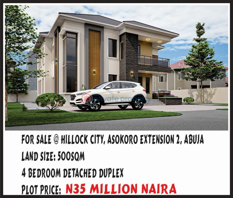 4 bedroom Residential Land For Sale Asokoro Extension Opposite Kugbo Furniture Asokoro Abuja Phase 1 