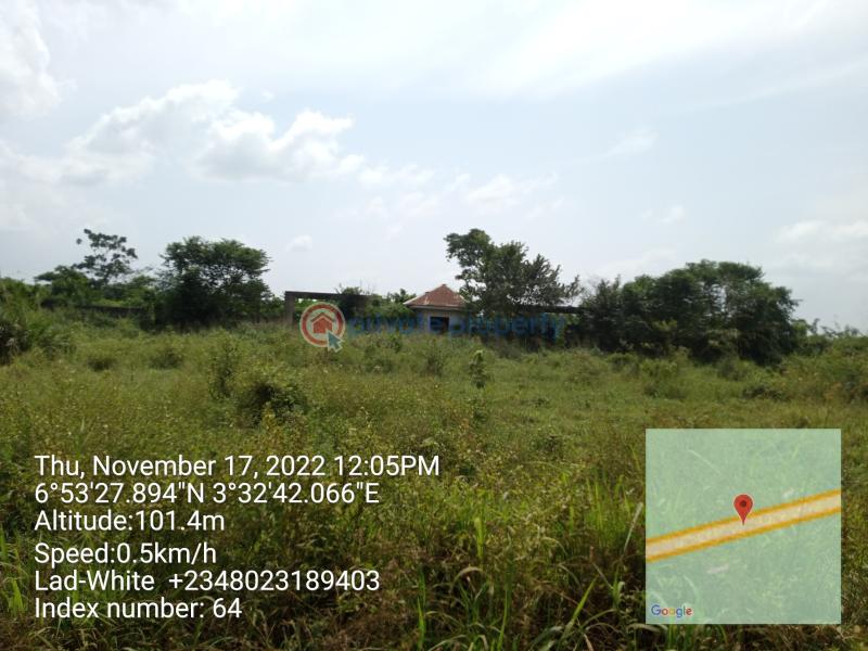 Land For Sale Sagamu Papalanto Road, Near Nestle Company Mowe Ogun area  - 4