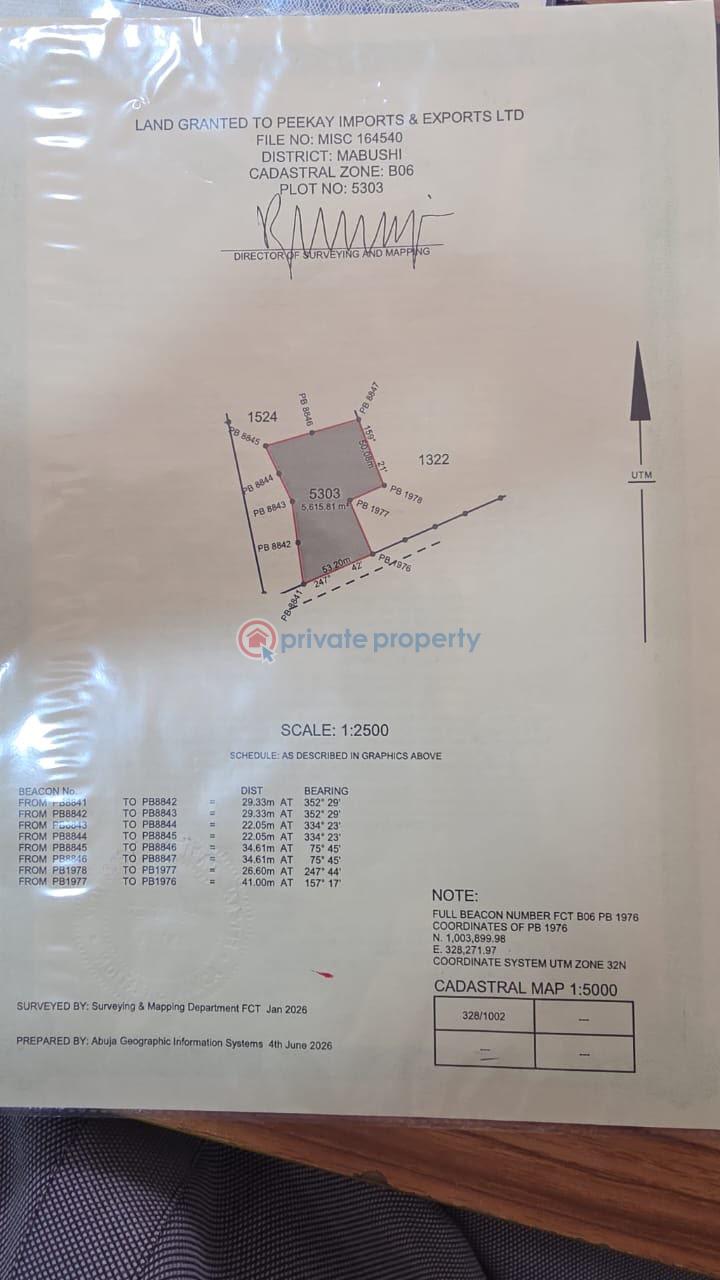 10 bedroom Mixed use Land For Sale By Blue Cabana. Mabushi Abuja Phase 1 