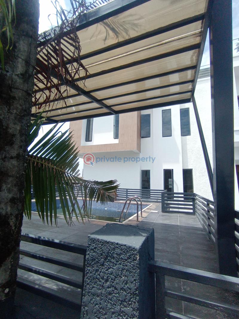 Fully detached 5bedroom brand new mansion with pool - 9 5 bedroom Duplex For Sale Victory Park Estate Osapa London Lekki Lagos - 9