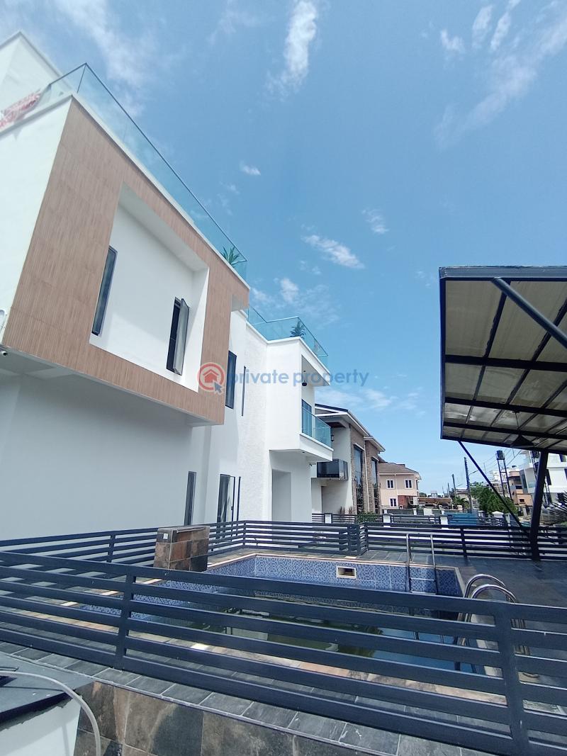 Fully detached 5bedroom brand new mansion with pool - 15 5 bedroom Duplex For Sale Victory Park Estate Osapa London Lekki Lagos - 15