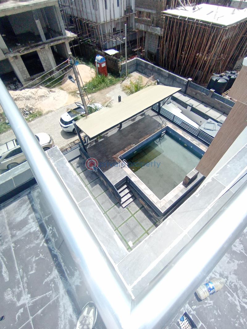 Fully detached 5bedroom brand new mansion with pool - 19 5 bedroom Duplex For Sale Victory Park Estate Osapa London Lekki Lagos - 19