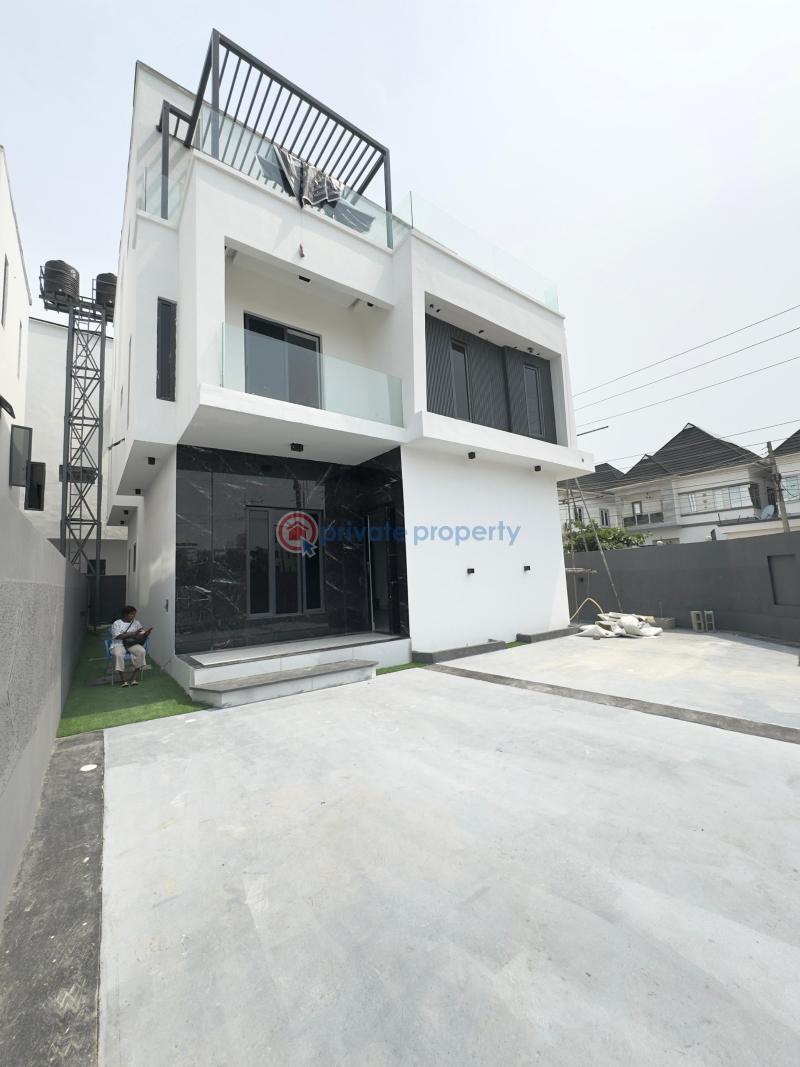 5bedroom contemporary detached duplex - 9 5 bedroom Detached Duplex For Rent Idado Lekki Lagos - 9