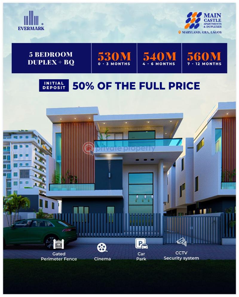 5bedroom detached duplex in maryland ikeja lagos (offplan) 5 bedroom Detached Duplex For Sale Main Castle Eatate, Iya Oloye Street, Maryland Maryland Lagos
