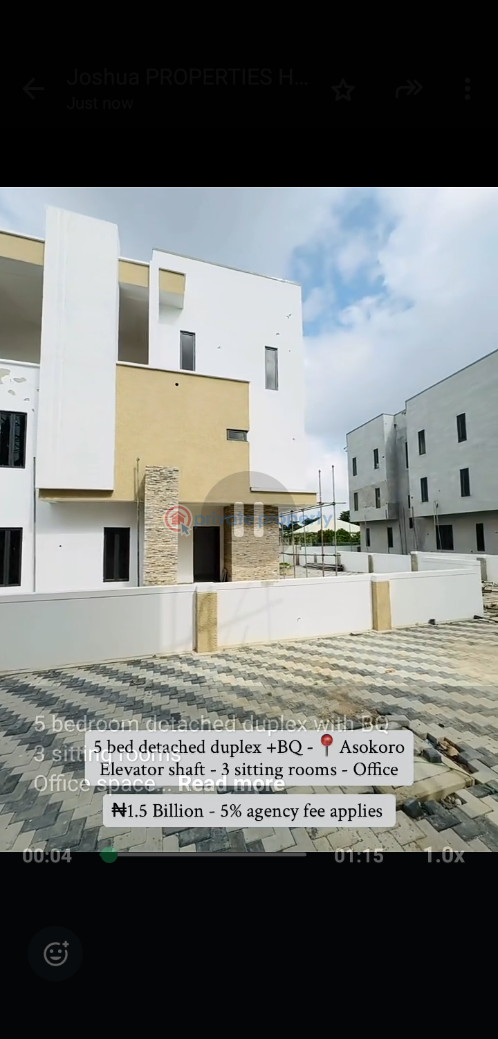 5 bedroom Detached Duplex For Sale Asokoro Abuja Phase 1  - 7
