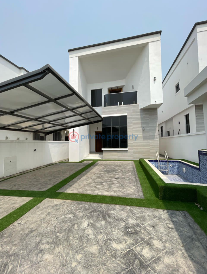 5 bedroom Duplex For Sale Located Inside An Estate,at Orchid Road.beautiful Environment Lekki Expressway Lagos - 5