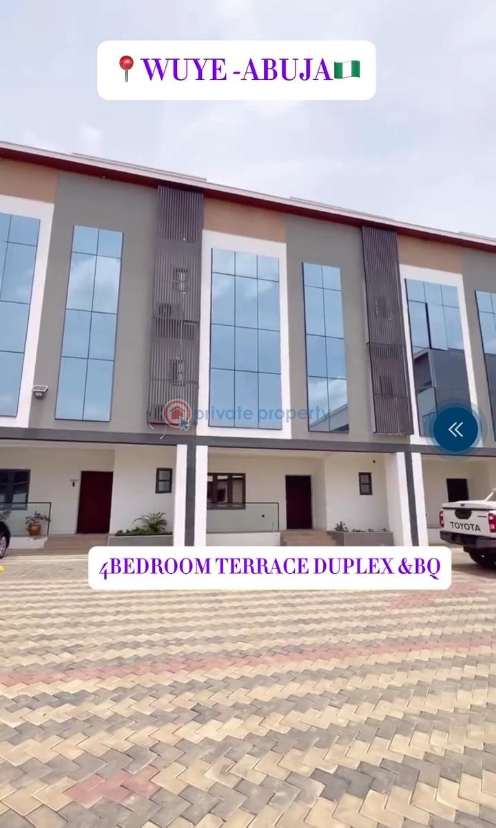 5 bedroom Terraced Duplex For Sale Wuye Abuja Phase 2 