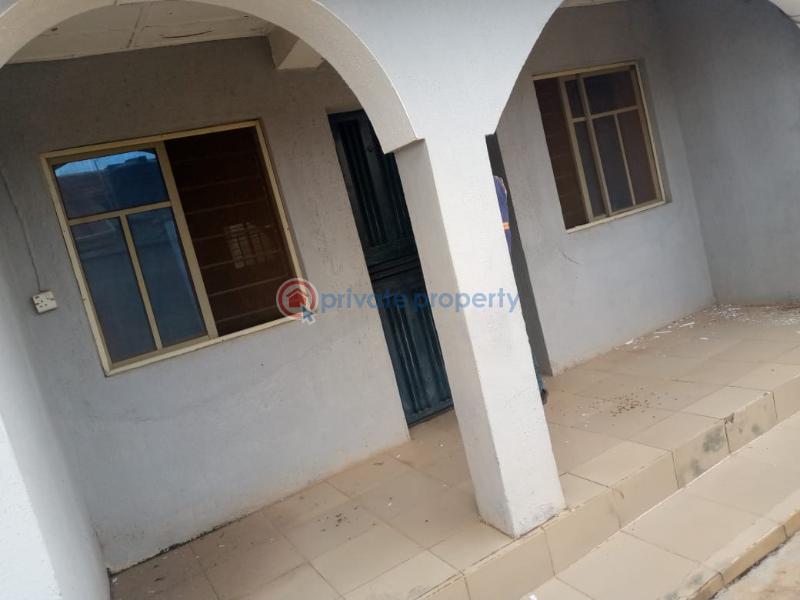 5bedrooms flat bungalow ensuit, and fully tiled,with 3 bedrooms flats b/q  3 toilets running water at oloruntumo, apata - 1 5 bedroom Detached Bungalow For Sale Oloruntumo Apata Apata Ibadan Oyo - 1
