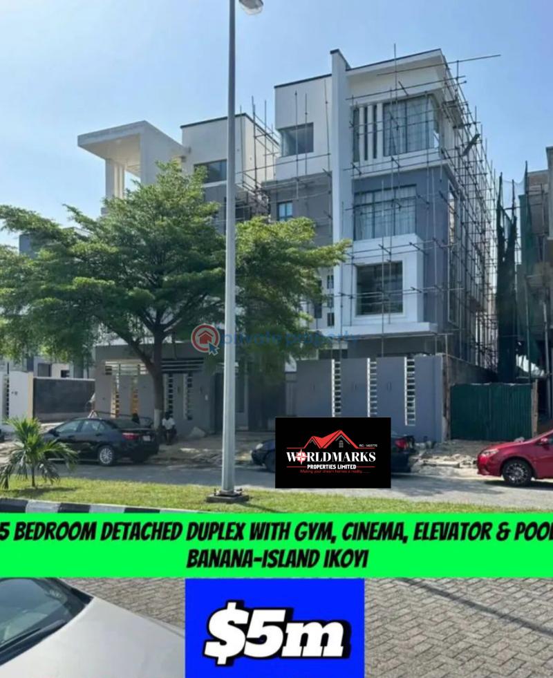 5 bedroom Detached Duplex For Sale Banana Island Ikoyi Lagos - 1