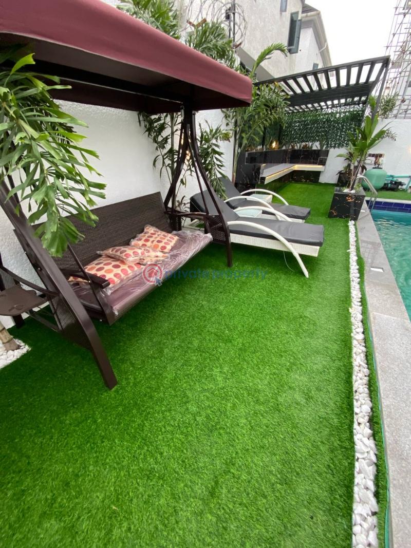 5bedrooms fully-detached duplex with bq for sale!! - 9 5 bedroom Detached Duplex For Sale Chevron Lekki Lekki Lagos - 9