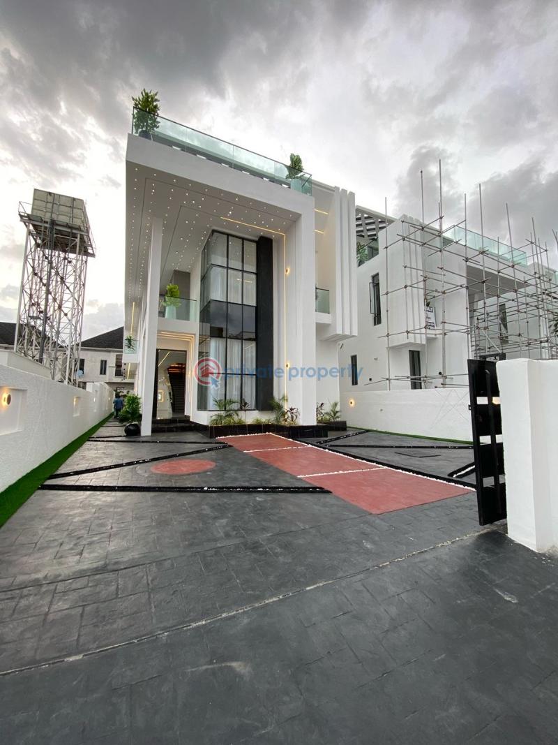 5bedrooms fully-detached duplex with bq for sale!! - 0 5 bedroom Detached Duplex For Sale Chevron Lekki Lekki Lagos - 0