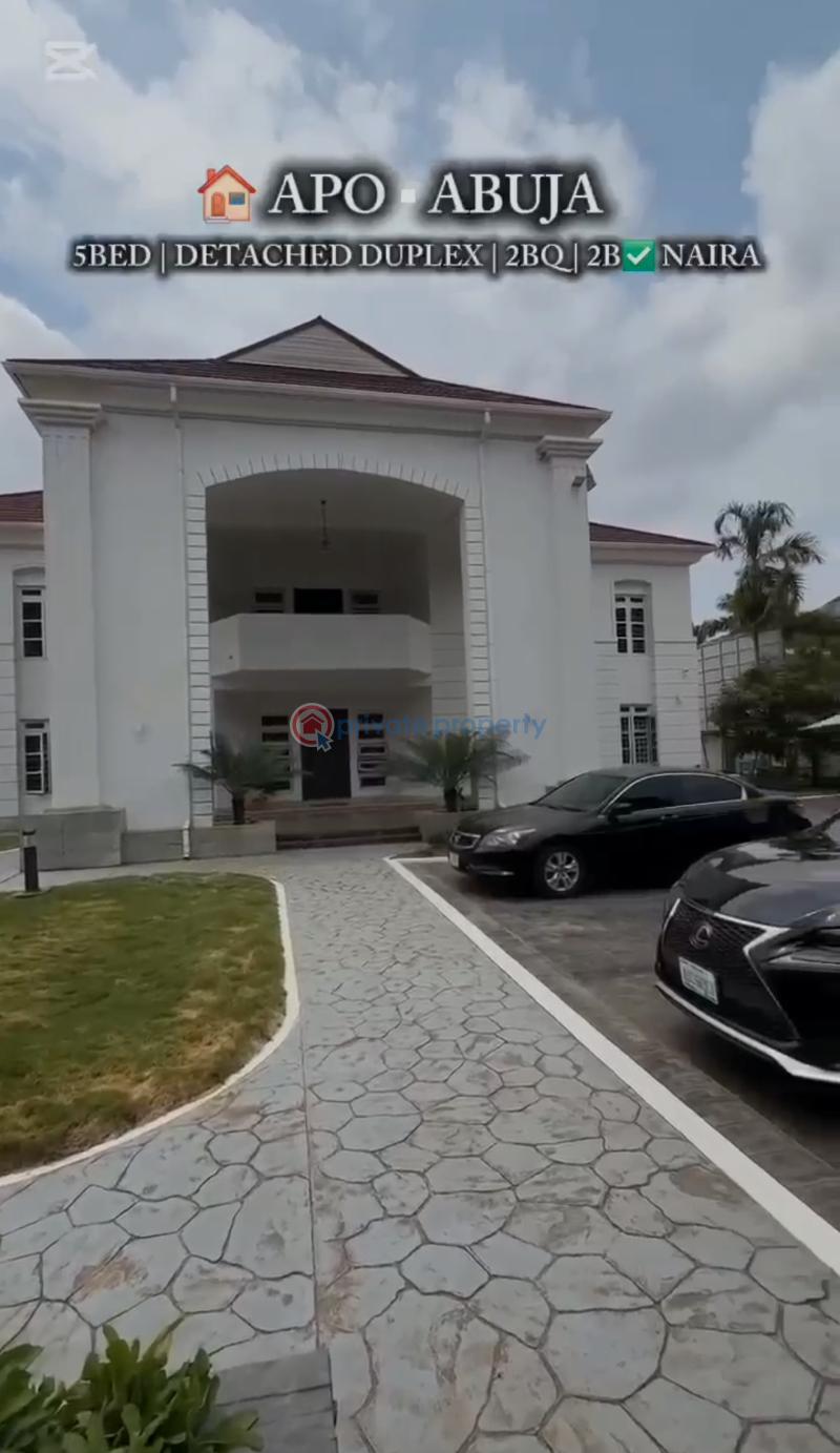 6 bedroom Detached Duplex For Sale Apo Legislative / Abuja Apo Abuja Phase 2  - 2