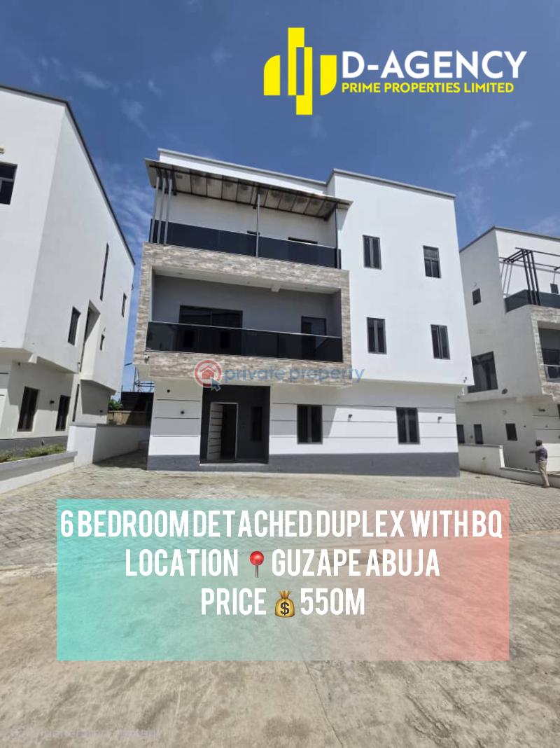 6 bedroom Detached Duplex For Sale Guzape Abuja Phase 1  - 0