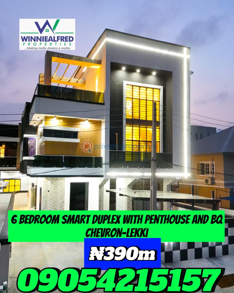 6 bedroom Duplex For Sale Chevron Drive Lekki Lagos - 0