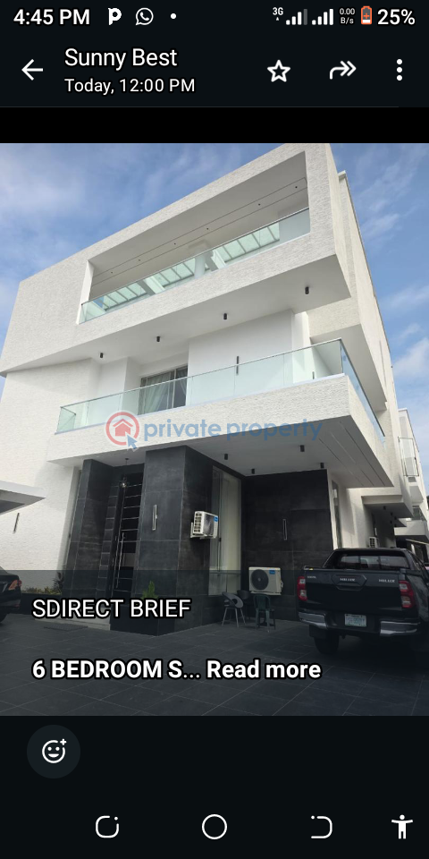 6 bedroom Semi detached Duplex For Sale Banana Island Ikoyi Lagos