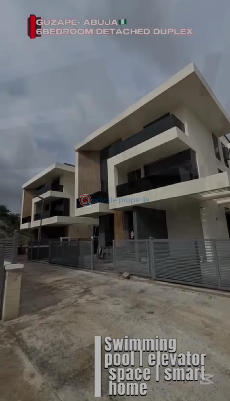 6 bedroom Duplex For Sale Guzape Abuja Phase 1  - 1