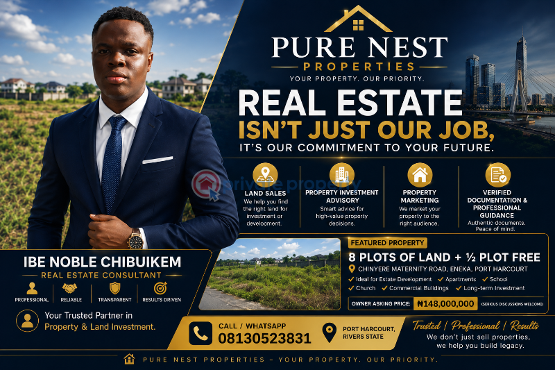 Commercial Land For Sale Chinyere Maternity Road, Eneka, Port Harcourt, Rivers State. Abuja Phase 1  - 7