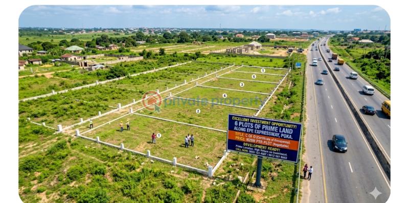 Mixed use Land For Sale Poka Along The Expressway Epe Lagos Epe Lagos