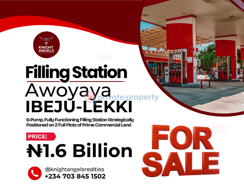 Filling Station For Sale Awoyaya Ajah Lagos