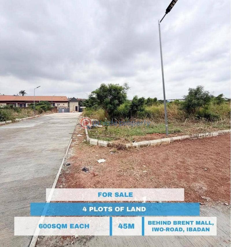 Land For Sale Behind Brent Mall, Iwo Road, Ibadan Ibadan Oyo