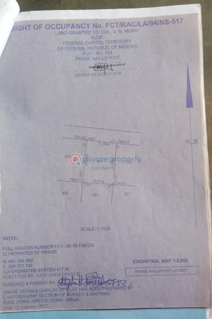 10 bedroom Commercial Land For Sale By Cbn. Central Area Abuja Phase 1 