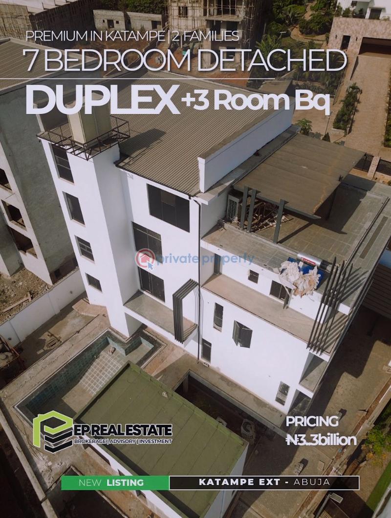 7 bedroom Detached Duplex For Sale Katampe Ext. Abuja Phase 2  - 0
