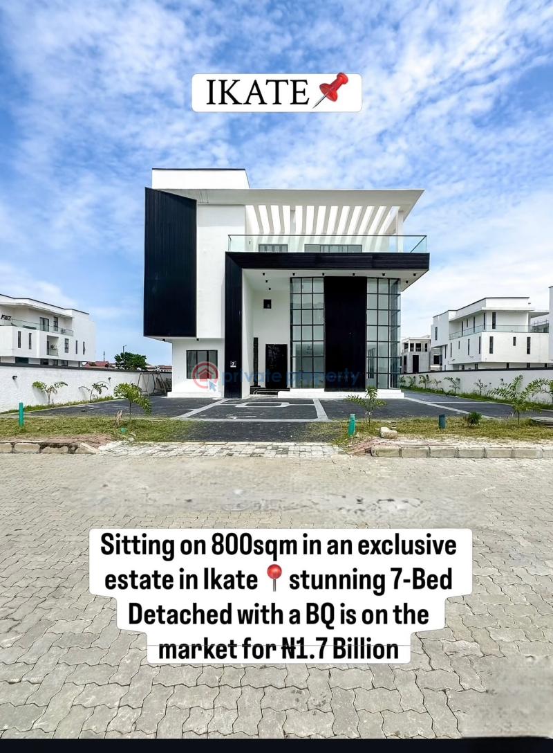 7 bedroom Detached Duplex For Sale Ikate Lekki Ikate Elegushi Lekki Lagos - 0