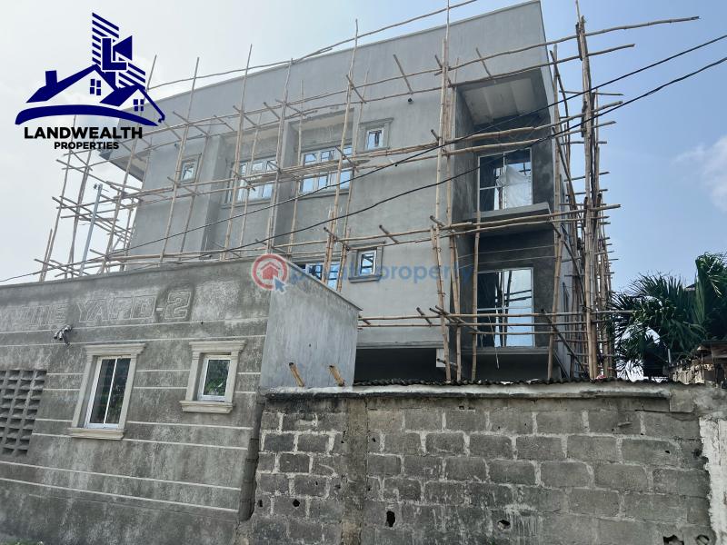 2 bedroom Block Of Flats For Sale Secure Estate At Sangotedo Lagos Sangotedo Ajah Lagos - 0