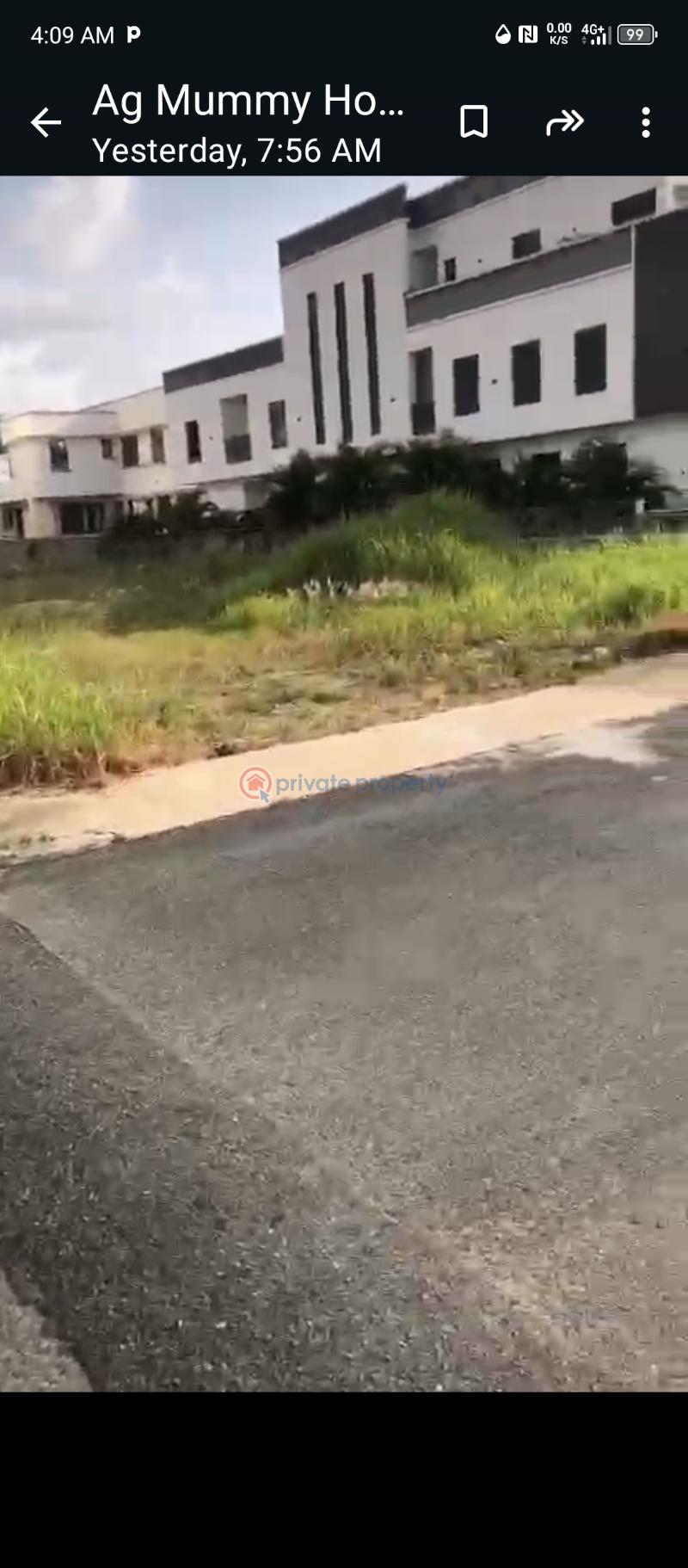 800sqm of land in ikate - 1 Residential Land For Sale Cowrie Creek Estate Lekki Phase 1 Lagos - 1