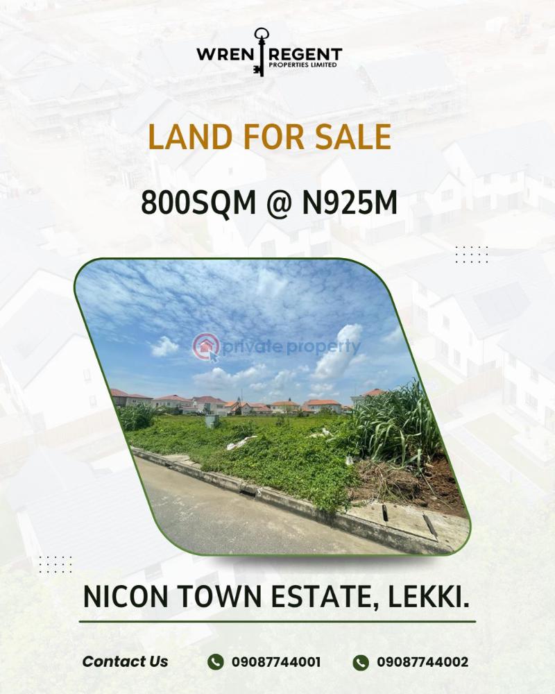 Land For Sale Nicon Town Lekki Lagos