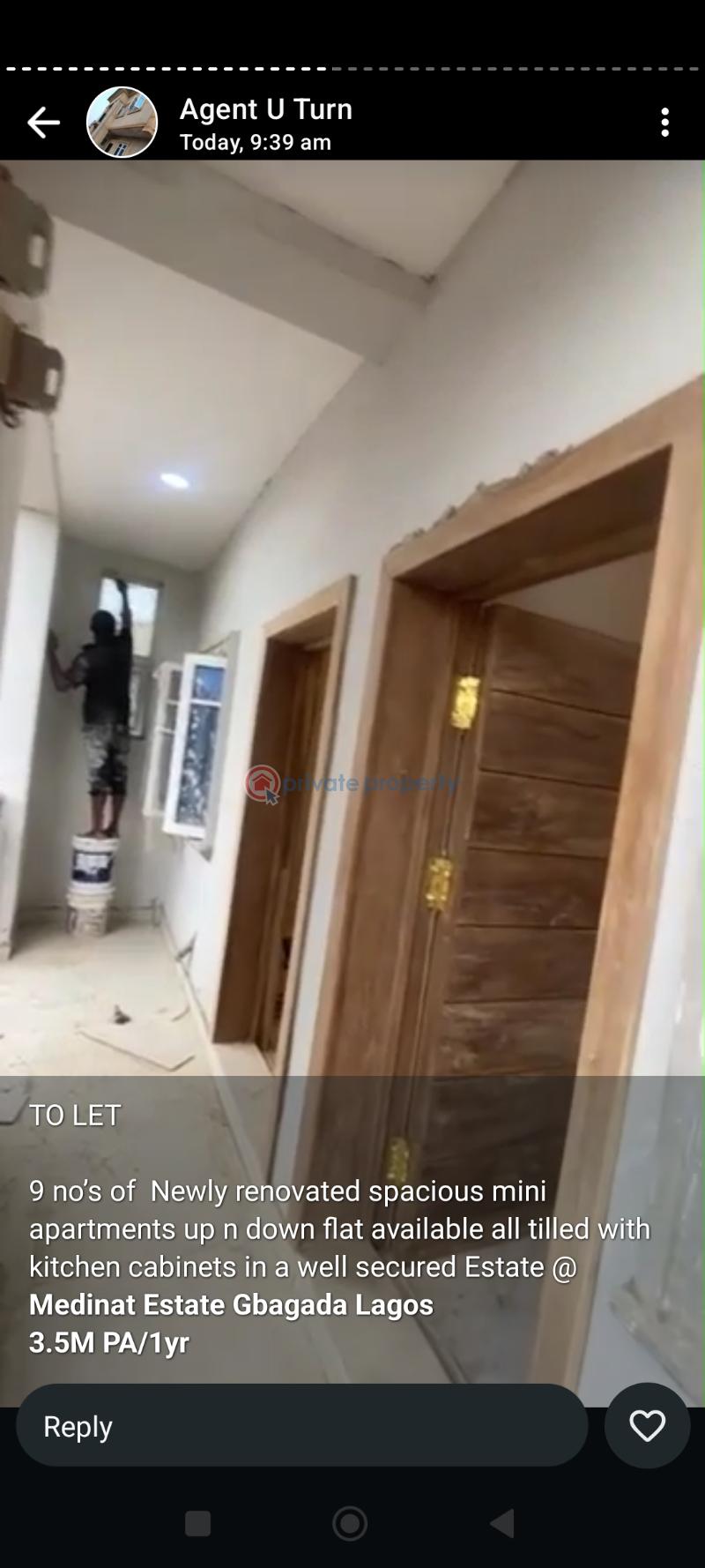 1 bedroom Mini Flat For Rent Medina Estate Gbagada Medina Gbagada Lagos - 0