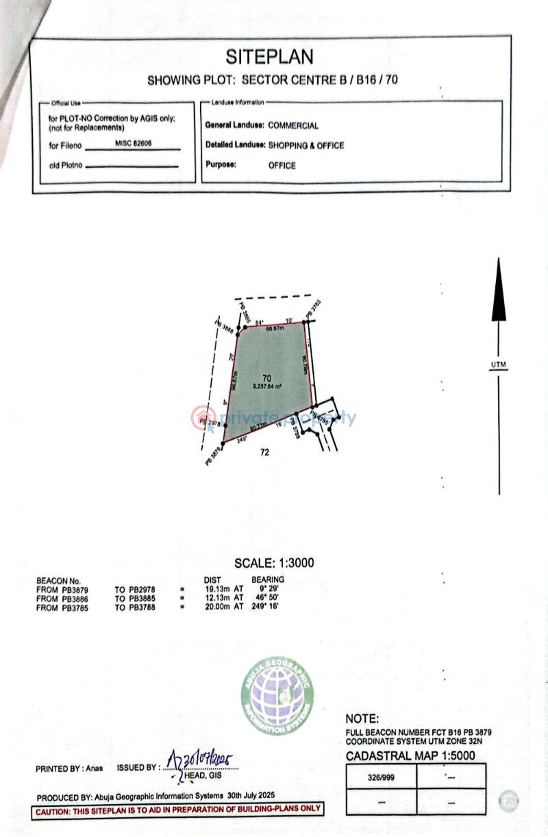 Commercial Land For Sale After Mountain Of Fire Hq Jabi Abuja Phase 2  - 3