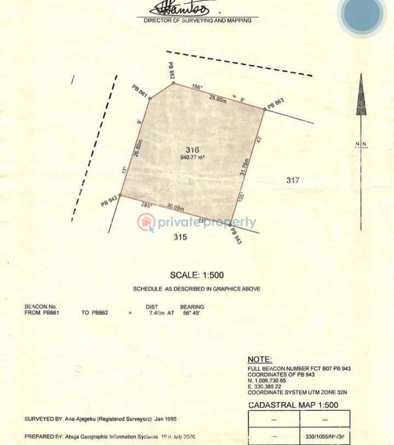 Residential Land For Sale Katampe Main Abuja Phase 2  - 1