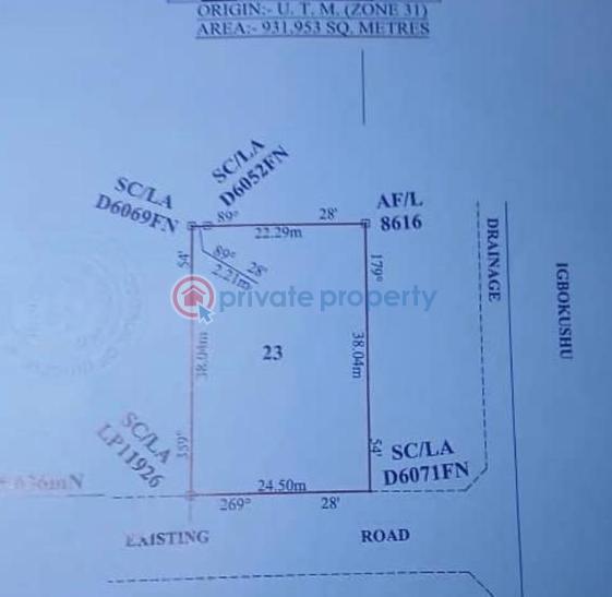 Land For Sale Hujjaj Street Off Platinum Way By Nicone Town Estate, Ikate, Ikate Elegushi Lekki Lagos