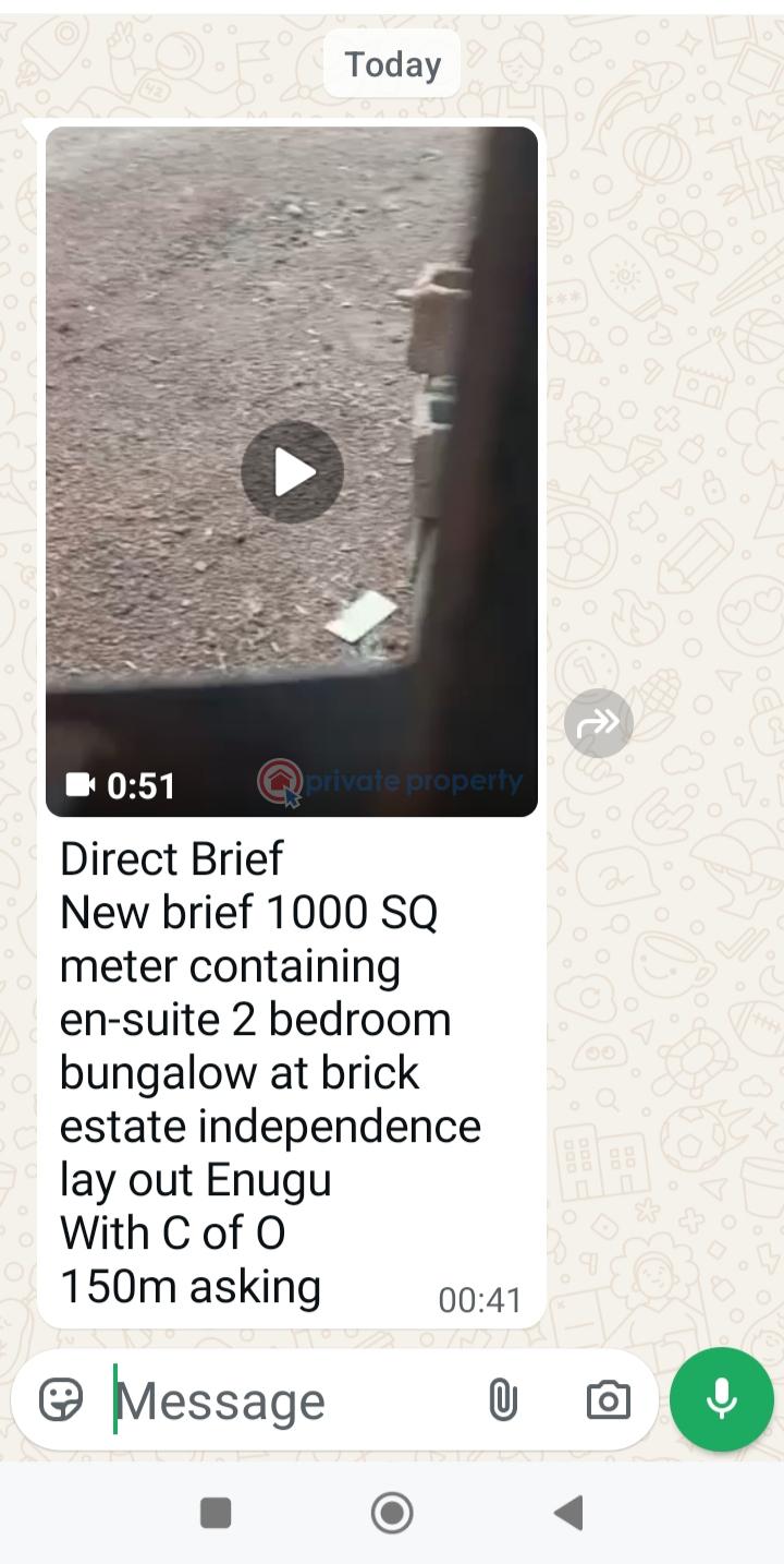 Land For Sale Bricks Estate Independence Layout Enugu Area  - 2