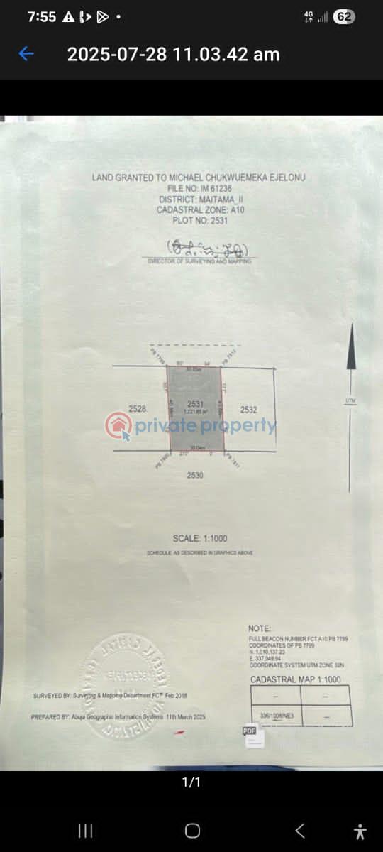 Land For Sale Maitama 2 Maitama Abuja Phase 1 