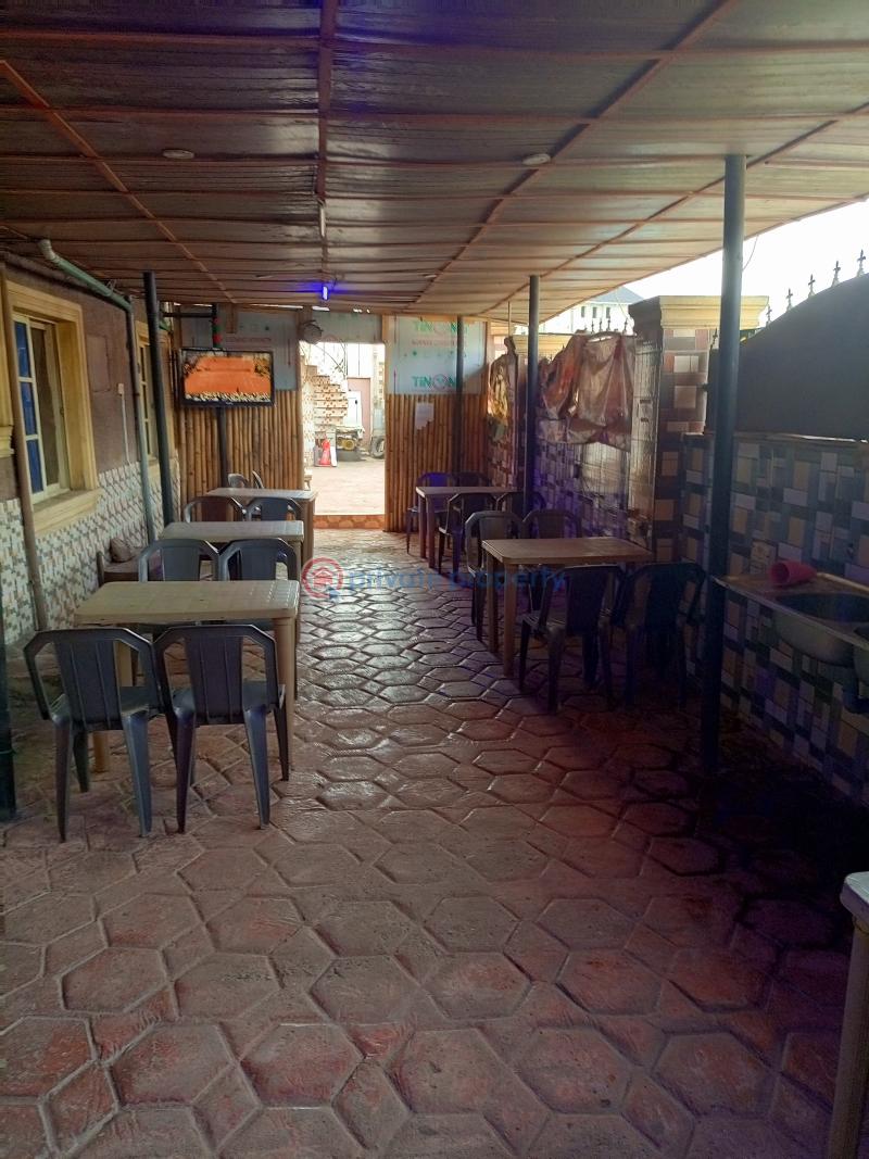 A 15 rooms & 1standard suite hotel (functional) - 1 10 bedroom Hotel For Sale Off Adealu Street Dopemu  Agege Lagos - 1
