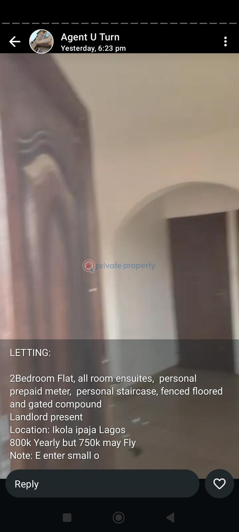 2 bedroom Block Of Flats For Rent Ikola Ipaja Iyana Ipaja Lagos - 0