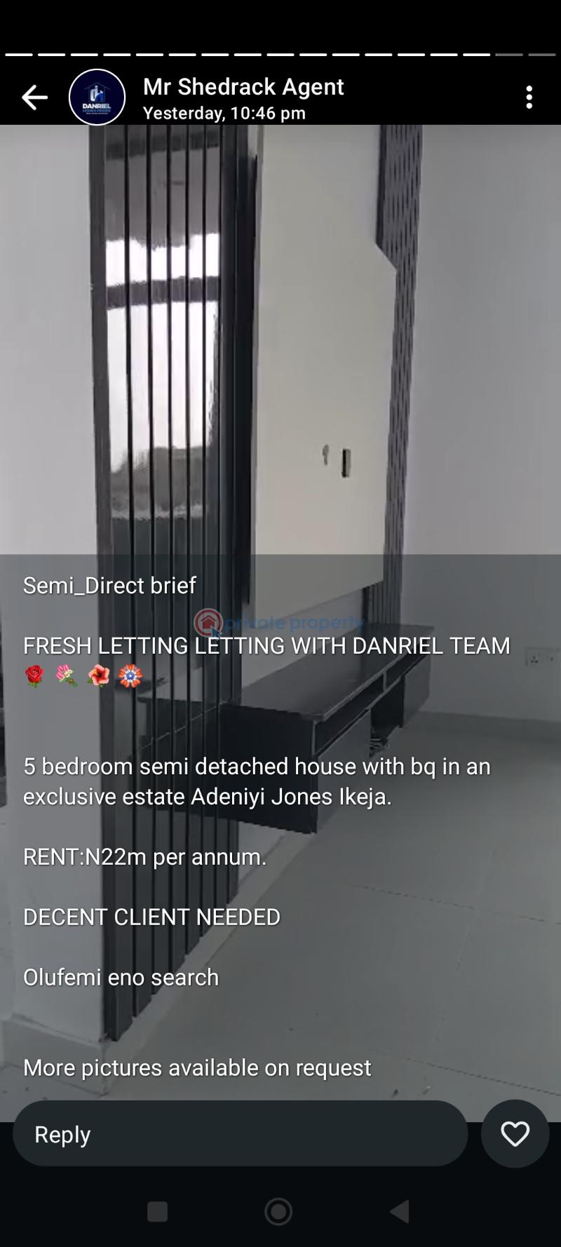 5 bedroom Block Of Flats For Rent Adeniyi Jones Ikeja Lagos - 0