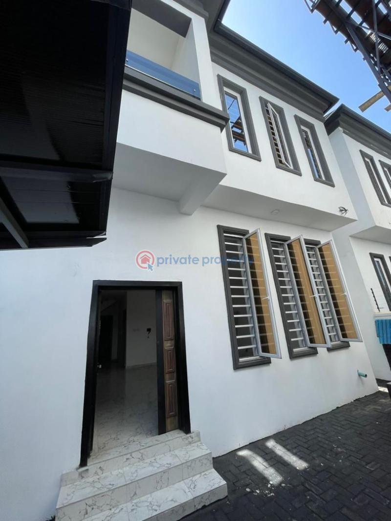 A back unit 4 bedroom fully detached duplex with bq  for sale at agungi. - 1 4 bedroom Duplex For Sale Agungi Lekki Lagos - 1
